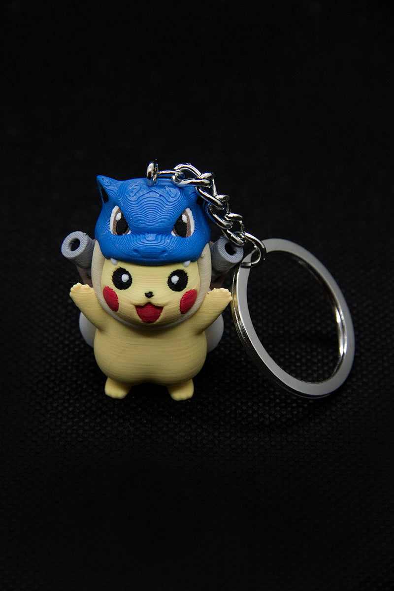 PIKACHU BLASTOISE FIGURITA/LLAVERO