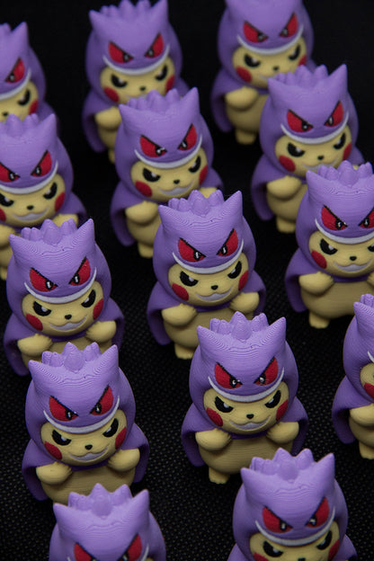 FIGURITA/LLAVERO PIKACHU COSPLAY GENGAR